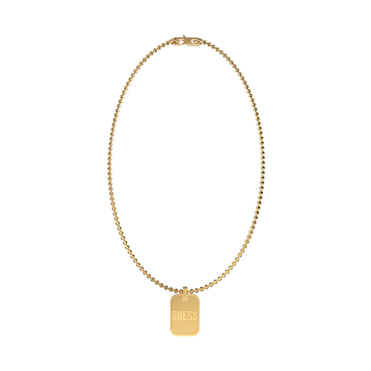 Image de Collier Homme Guess JUMN01355JWYGT-U, disponible chez Rue des Bijoux, parfaite pour un look élégant et sophistiqué.