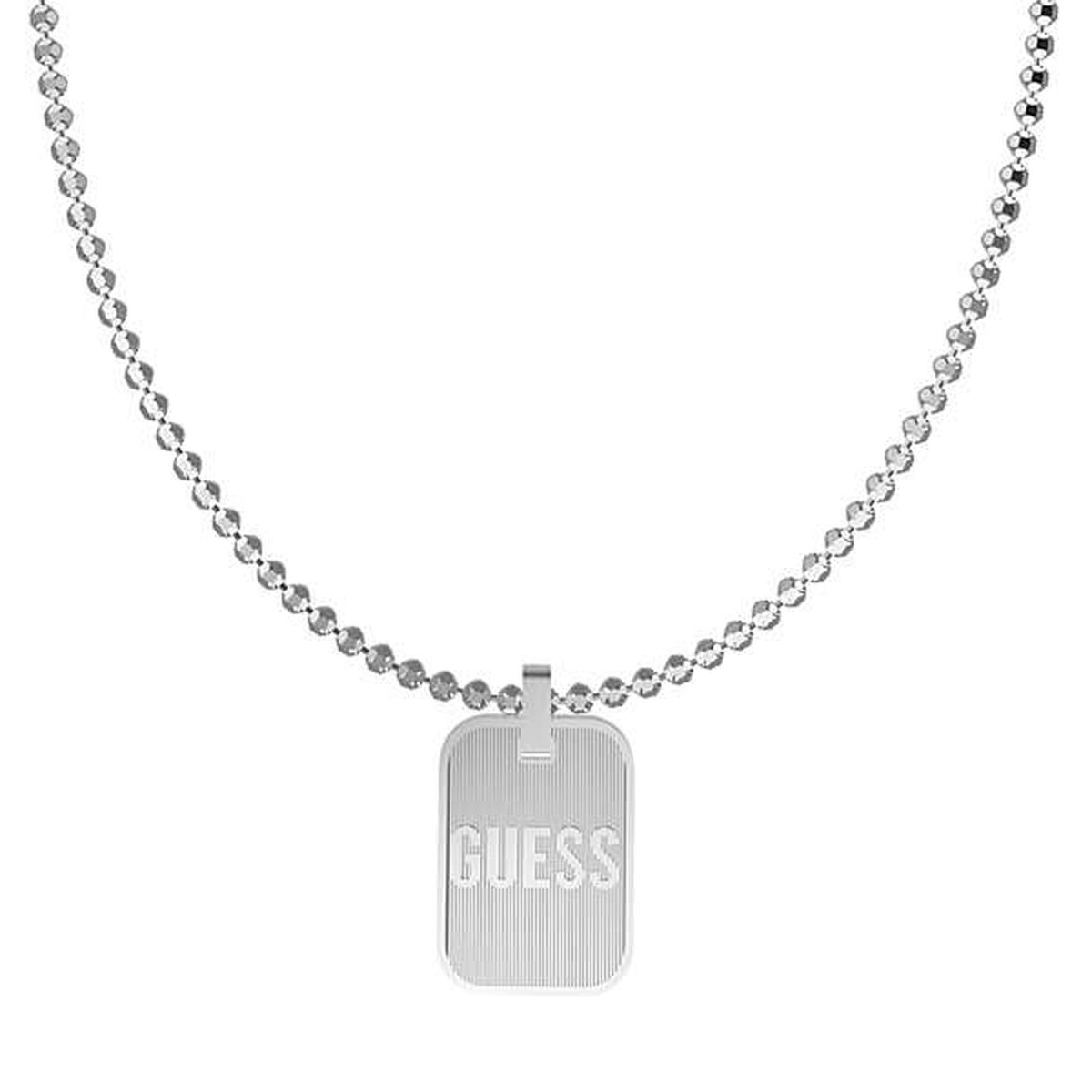 Image de Collier Homme Guess JUMN01355JWSTT-U, disponible chez Rue des Bijoux, parfaite pour un look élégant et sophistiqué.