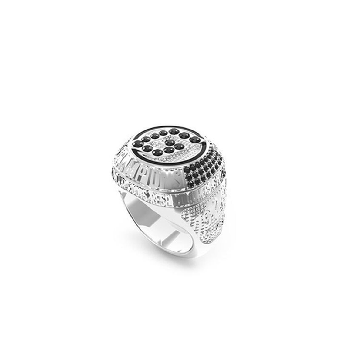 Image de Bague Homme Guess JUMR01370JWST66 26, disponible chez Rue des Bijoux, parfaite pour un look élégant et sophistiqué.