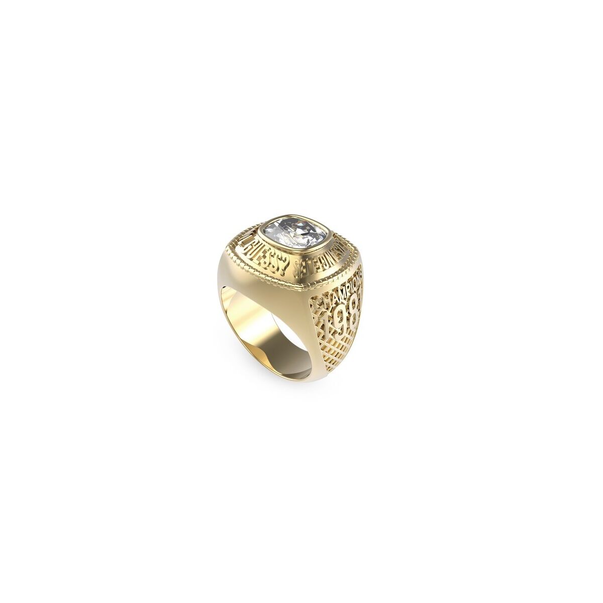 Image de Bague Homme Guess JUMR01375JWYG62 22, disponible chez Rue des Bijoux, parfaite pour un look élégant et sophistiqué.