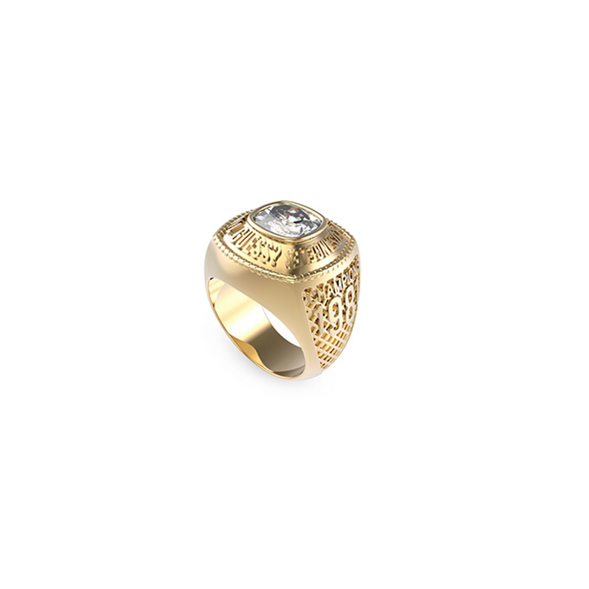 Image de Bague Homme Guess JUMR01375JWYG66 26, disponible chez Rue des Bijoux, parfaite pour un look élégant et sophistiqué.