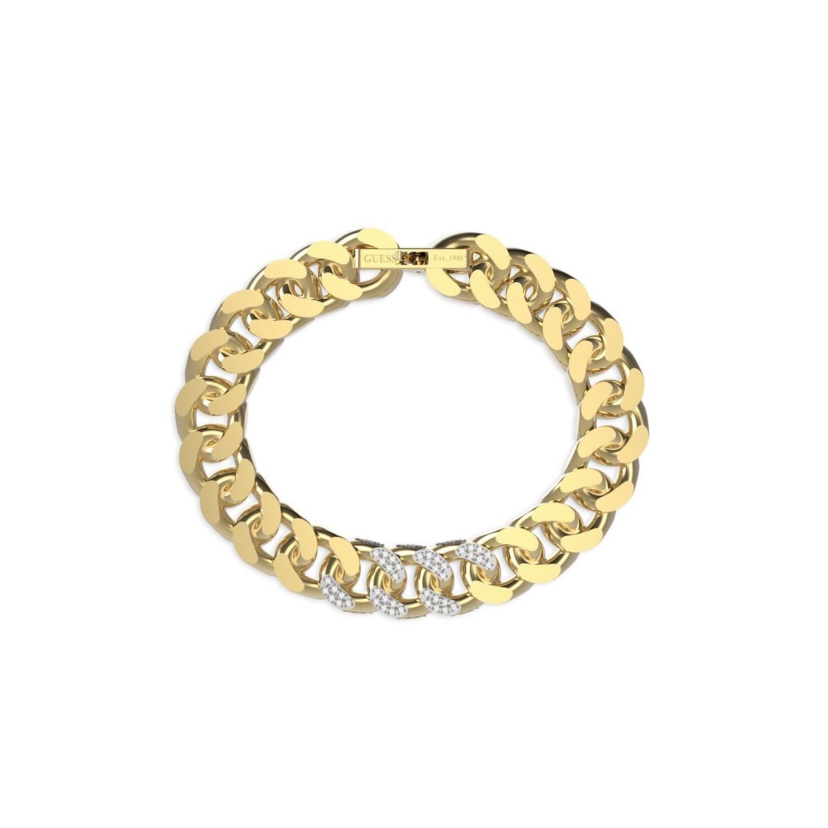 Image de Bracelet Femme Guess JUMB01380JWYGS, disponible chez Rue des Bijoux, parfaite pour un look élégant et sophistiqué.