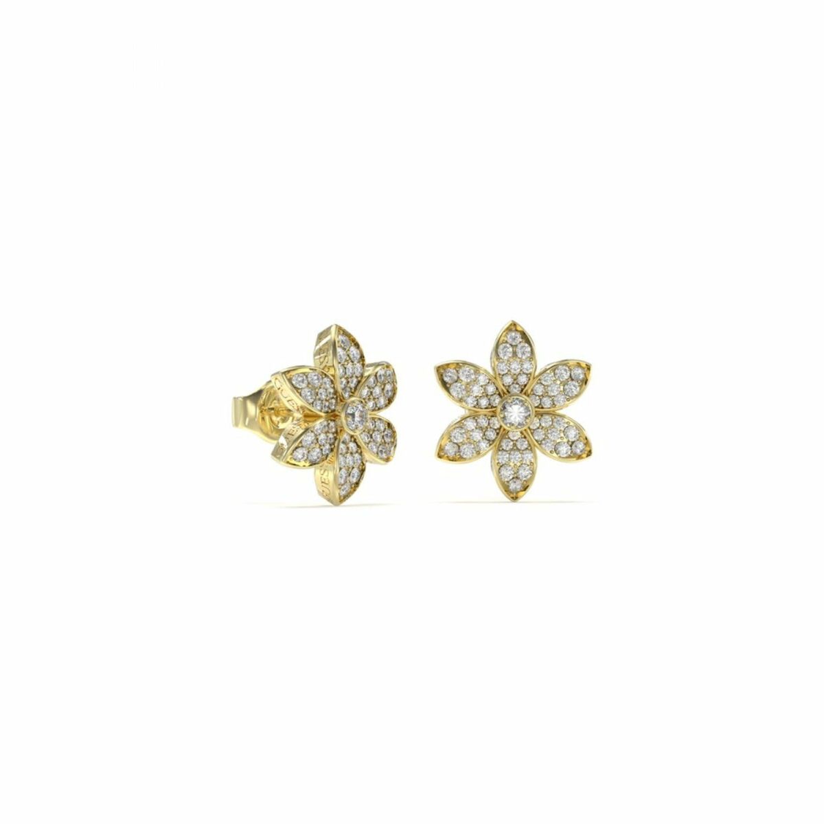 Image de Boucles d´oreilles Femme Guess JUBE04145JWYGT-U, disponible chez Rue des Bijoux, parfaite pour un look élégant et sophistiqué.