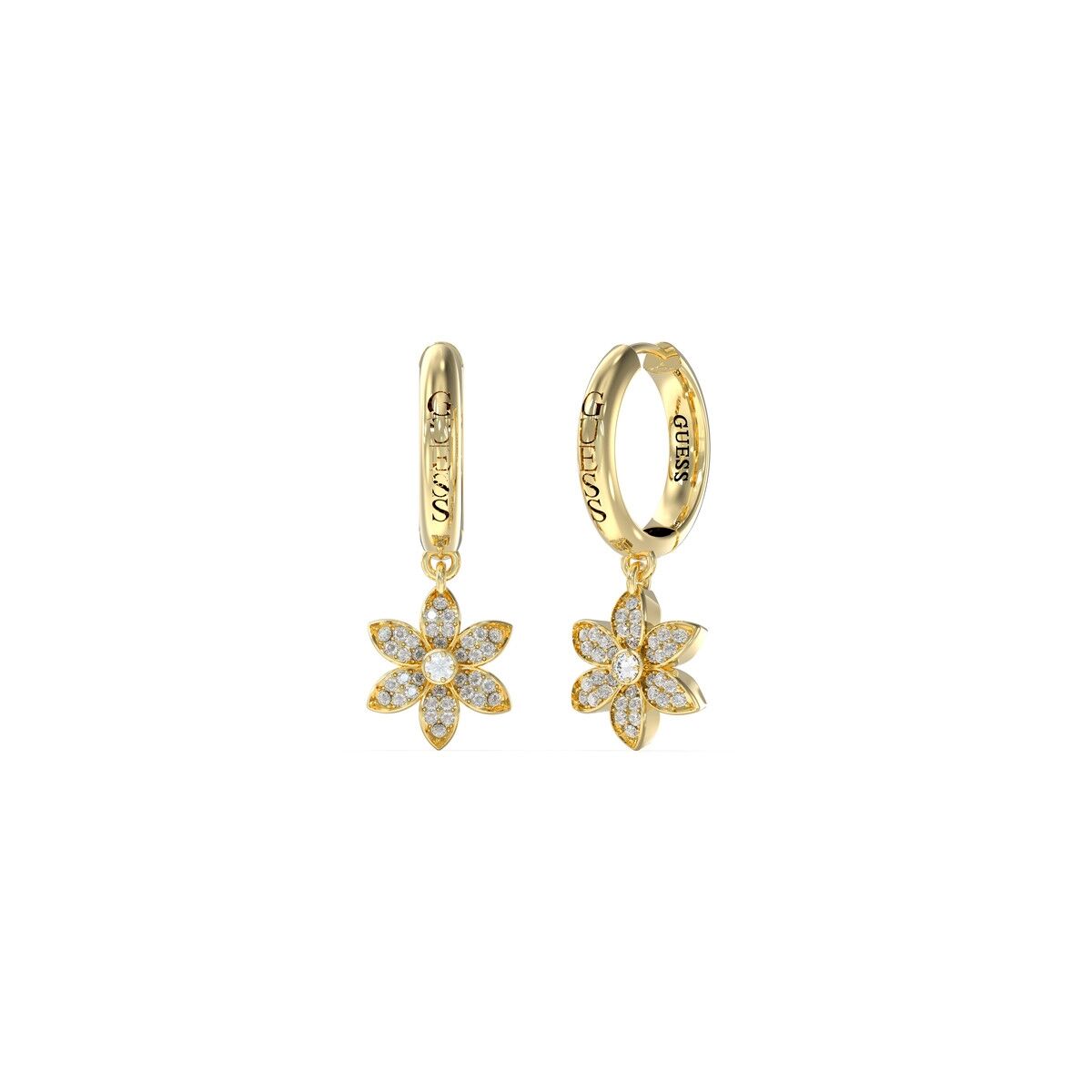 Image de Boucles d´oreilles Femme Guess JUBE04149JWYGT-U Acier inoxydable, disponible chez Rue des Bijoux, parfaite pour un look élégant et sophistiqué.