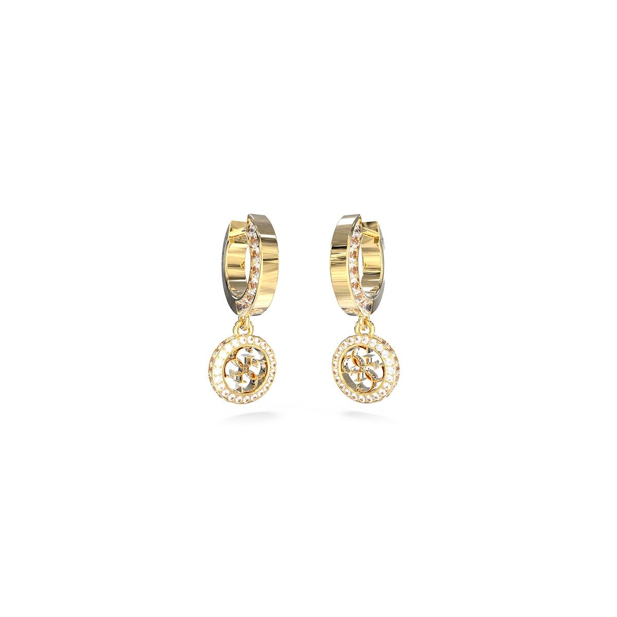 Image de Boucles d´oreilles Femme Guess JUBE04165JWYGT-U, disponible chez Rue des Bijoux, parfaite pour un look élégant et sophistiqué.