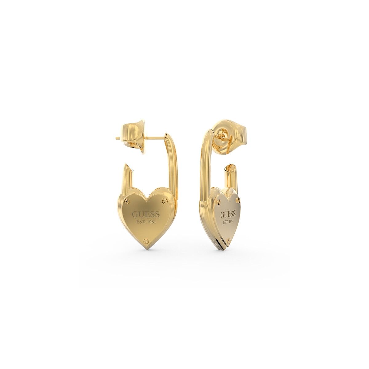 Image de Boucles d´oreilles Femme Guess JUBE04214JWYGT-U, disponible chez Rue des Bijoux, parfaite pour un look élégant et sophistiqué.