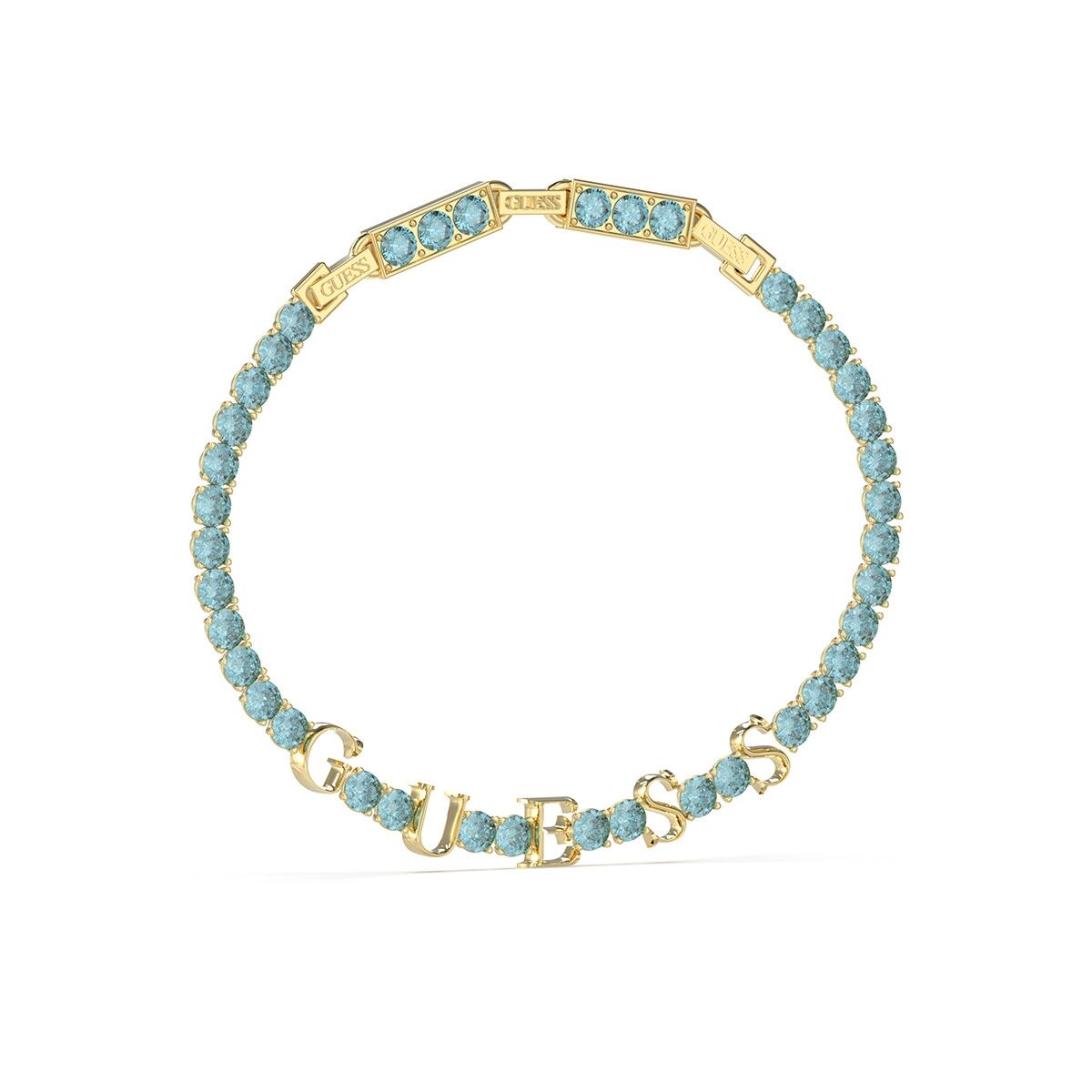 Image de Bracelet Femme Guess JUBB04218JWYGAQT-U, disponible chez Rue des Bijoux, parfaite pour un look élégant et sophistiqué.