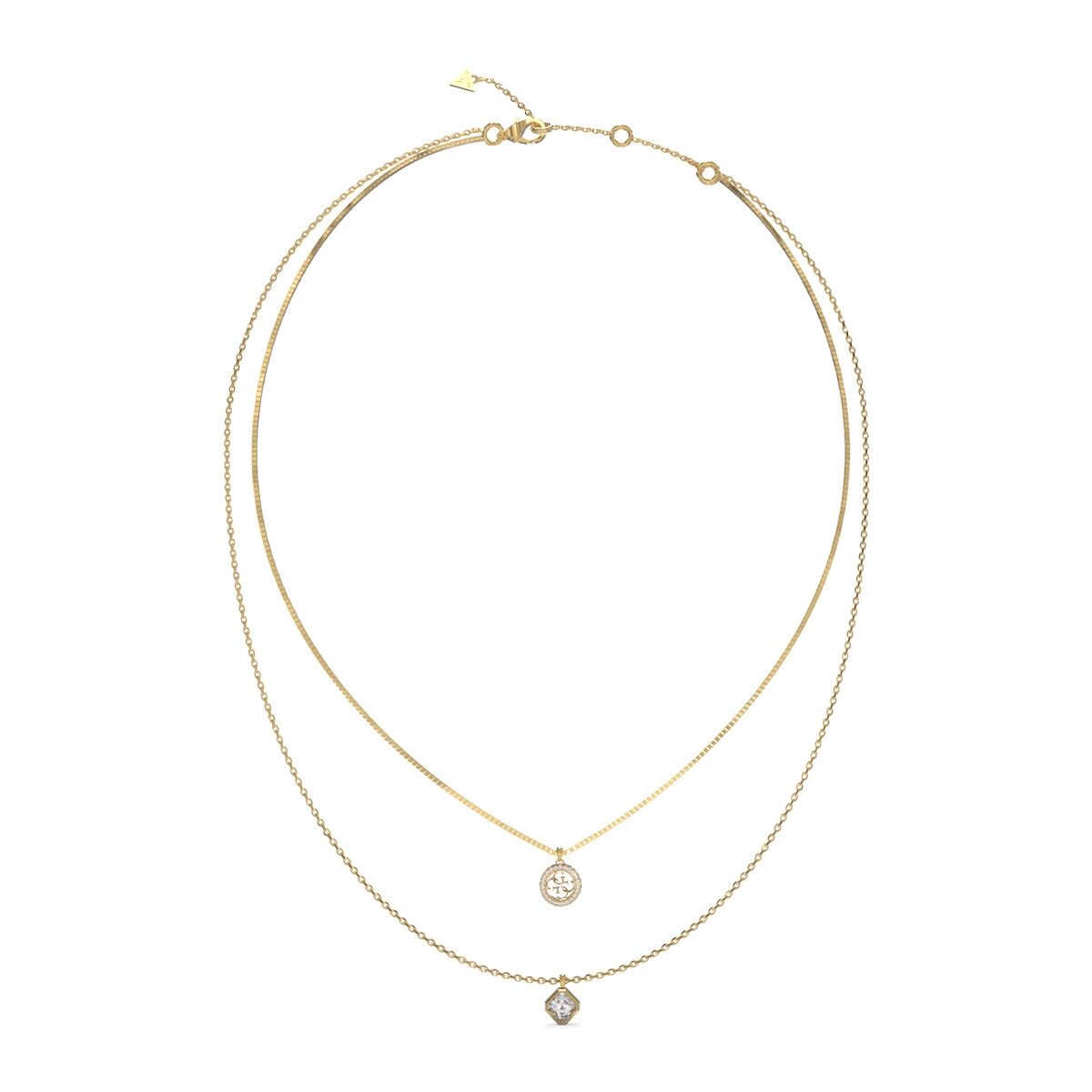 Image de Collier Femme Guess JUBN04159JWYGT-U, disponible chez Rue des Bijoux, parfaite pour un look élégant et sophistiqué.