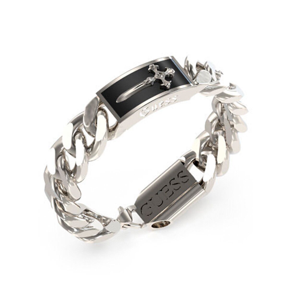 Image de Bracelet Homme Guess JUMB04022JWSTBKS, disponible chez Rue des Bijoux, parfaite pour un look élégant et sophistiqué.