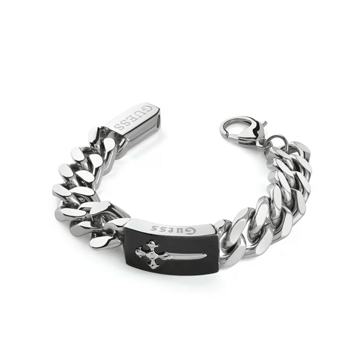 Image de Bracelet Homme Guess JUMB04022JWSTBKS, disponible chez Rue des Bijoux, parfaite pour un look élégant et sophistiqué.