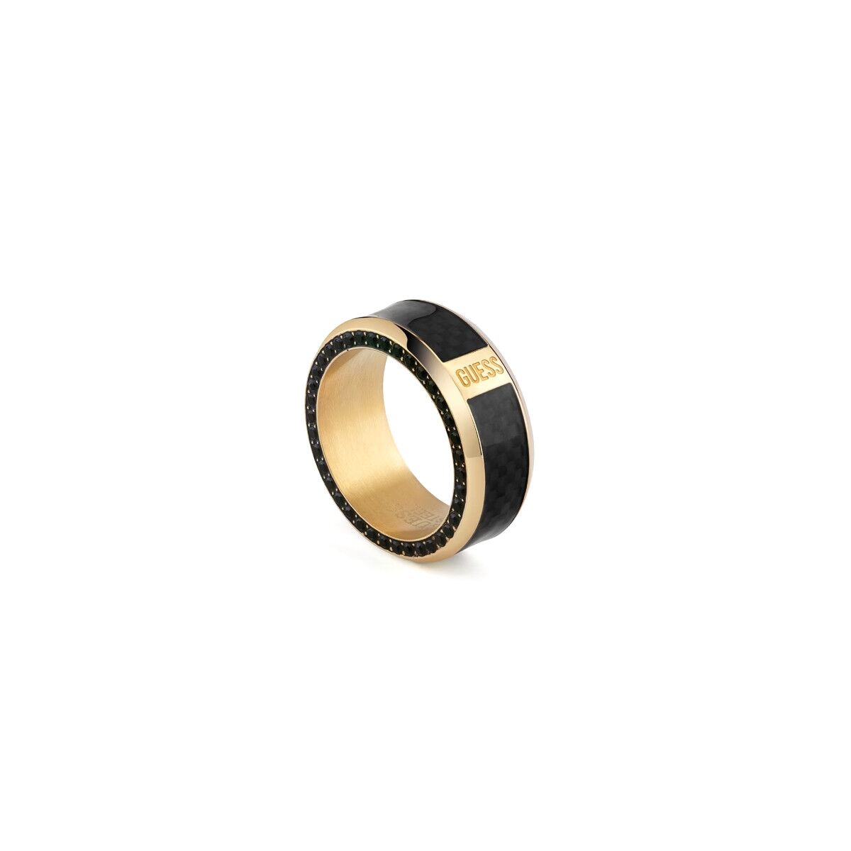 Image de Bague Homme Guess JUMR04041JWYGBK62 22, disponible chez Rue des Bijoux, parfaite pour un look élégant et sophistiqué.