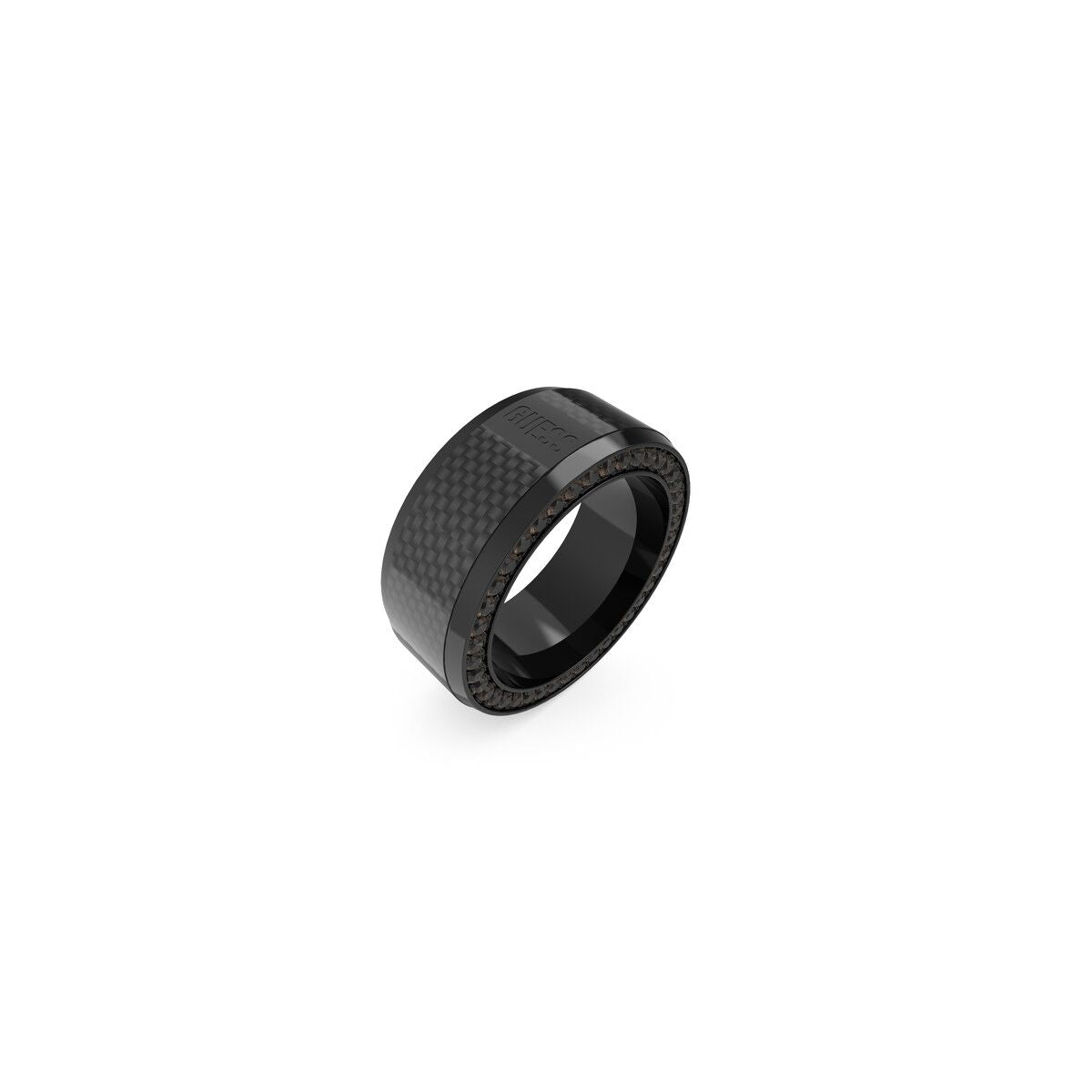 Image de Bague Homme Guess JUMR04041JWBK64 24, disponible chez Rue des Bijoux, parfaite pour un look élégant et sophistiqué.