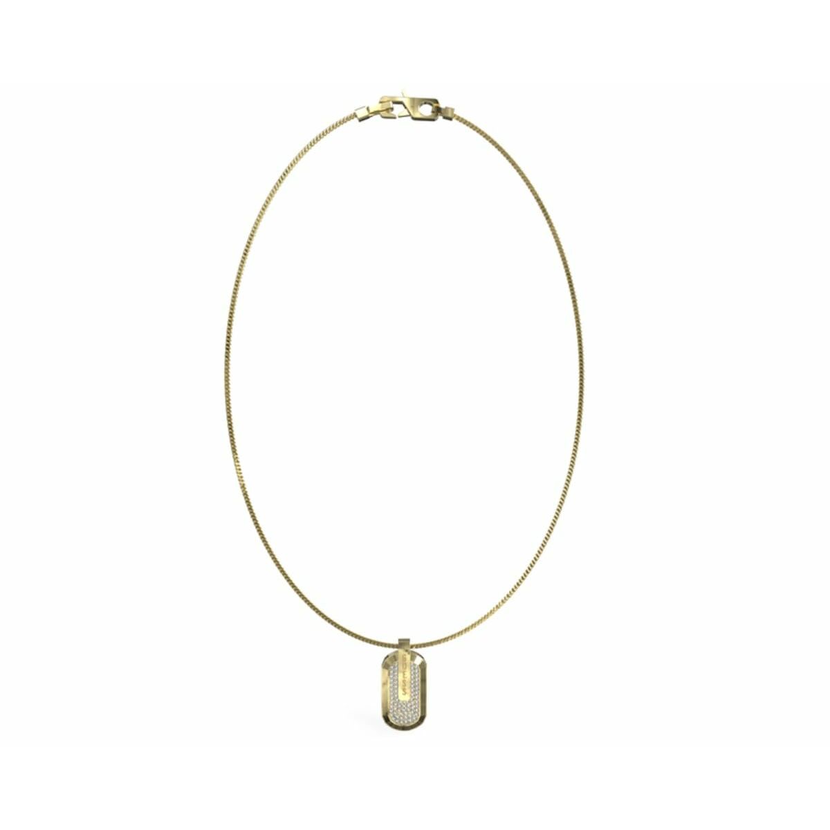 Image de Collier Homme Guess JUMN04043JWYGT-U, disponible chez Rue des Bijoux, parfaite pour un look élégant et sophistiqué.