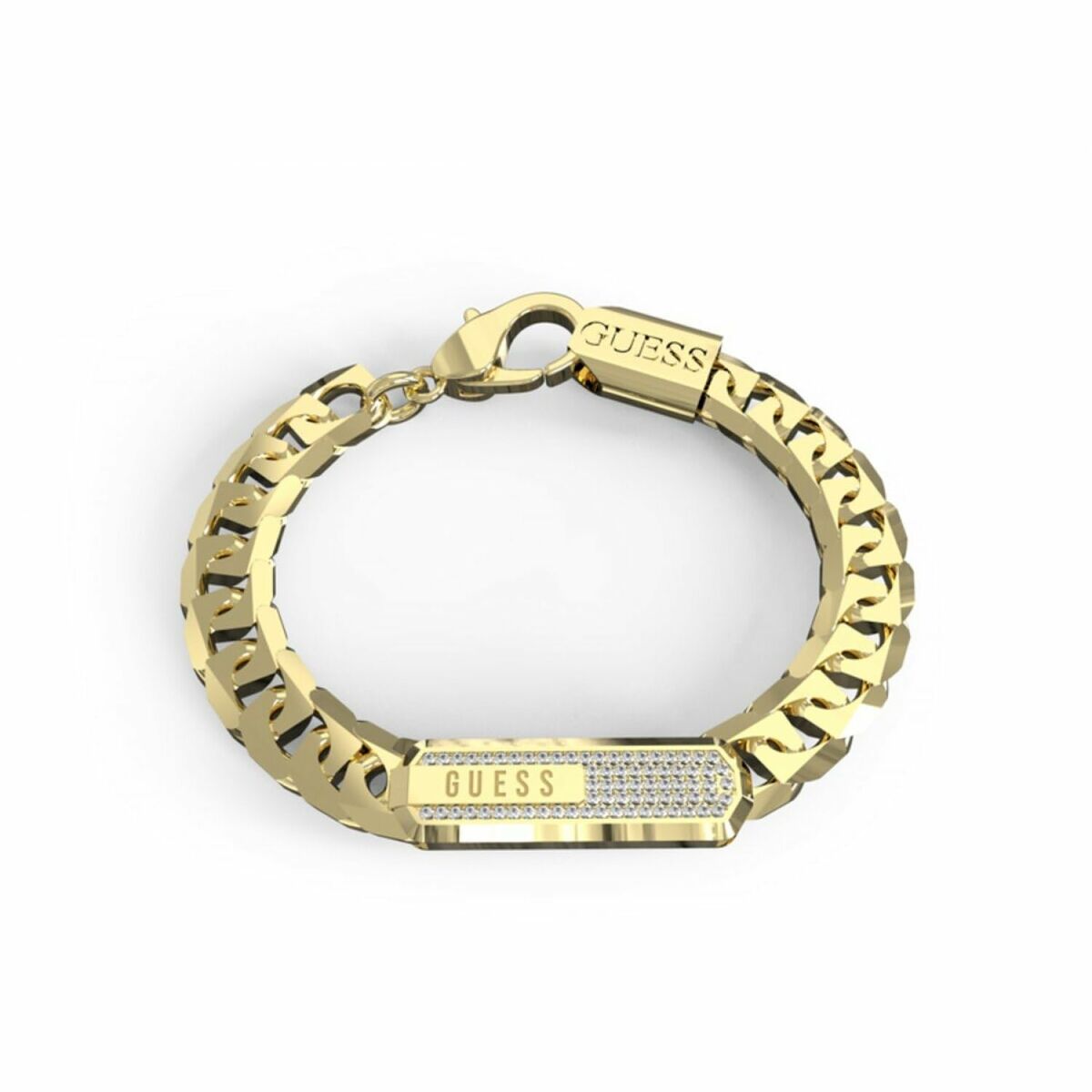 Image de Bracelet Homme Guess JUMB04044JWYGS, disponible chez Rue des Bijoux, parfaite pour un look élégant et sophistiqué.