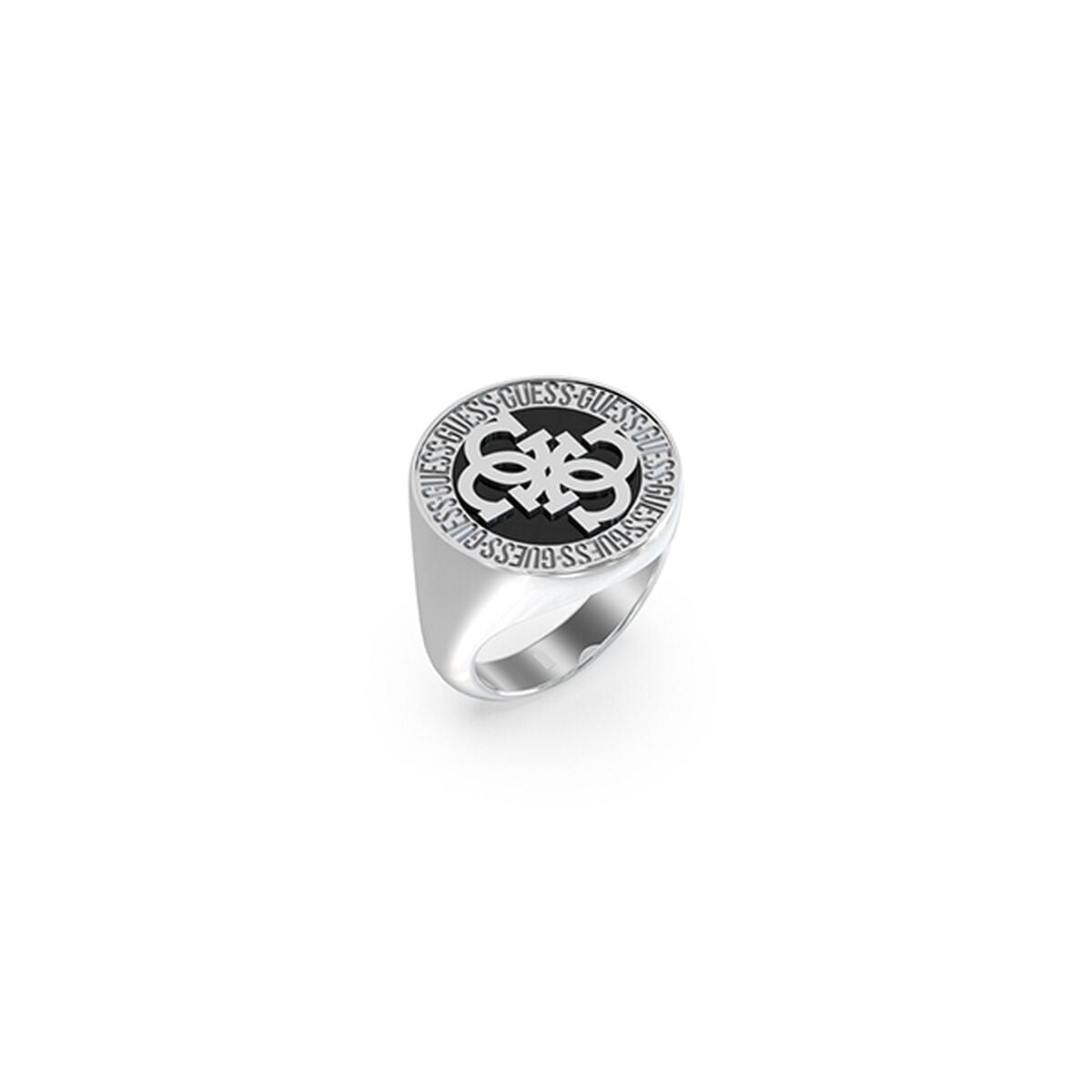 Image de Bague Homme Guess JUMR02115JWSTBK64 24, disponible chez Rue des Bijoux, parfaite pour un look élégant et sophistiqué.