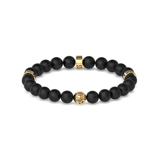 Image de Bracelet Unisexe Guess JUMB02117JWYGBKT-U Noir, disponible chez Rue des Bijoux, parfaite pour un look élégant et sophistiqué.