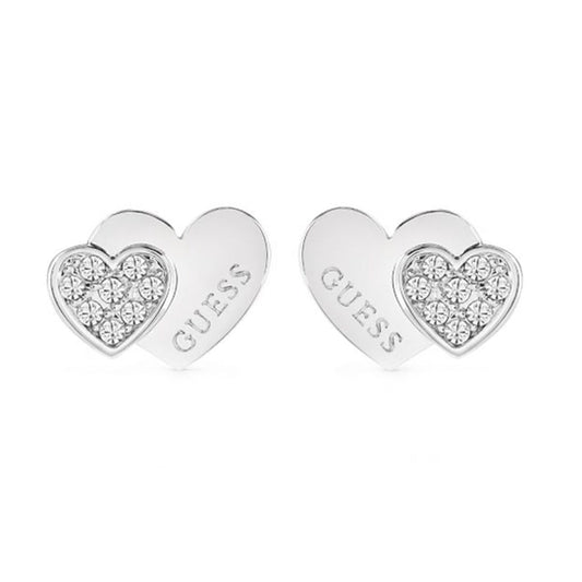 Image de Boucles d´oreilles Femme Guess JUBE02174JWRHT-U, disponible chez Rue des Bijoux, parfaite pour un look élégant et sophistiqué.