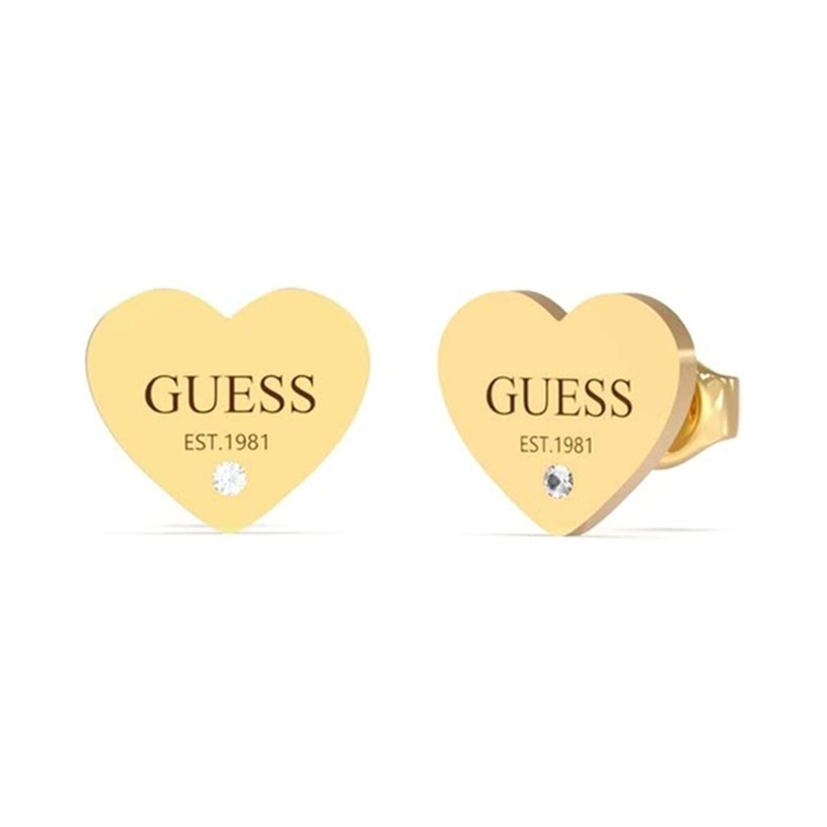 Image de Boucles d´oreilles Femme Guess JUBE02177JWYGT-U, disponible chez Rue des Bijoux, parfaite pour un look élégant et sophistiqué.