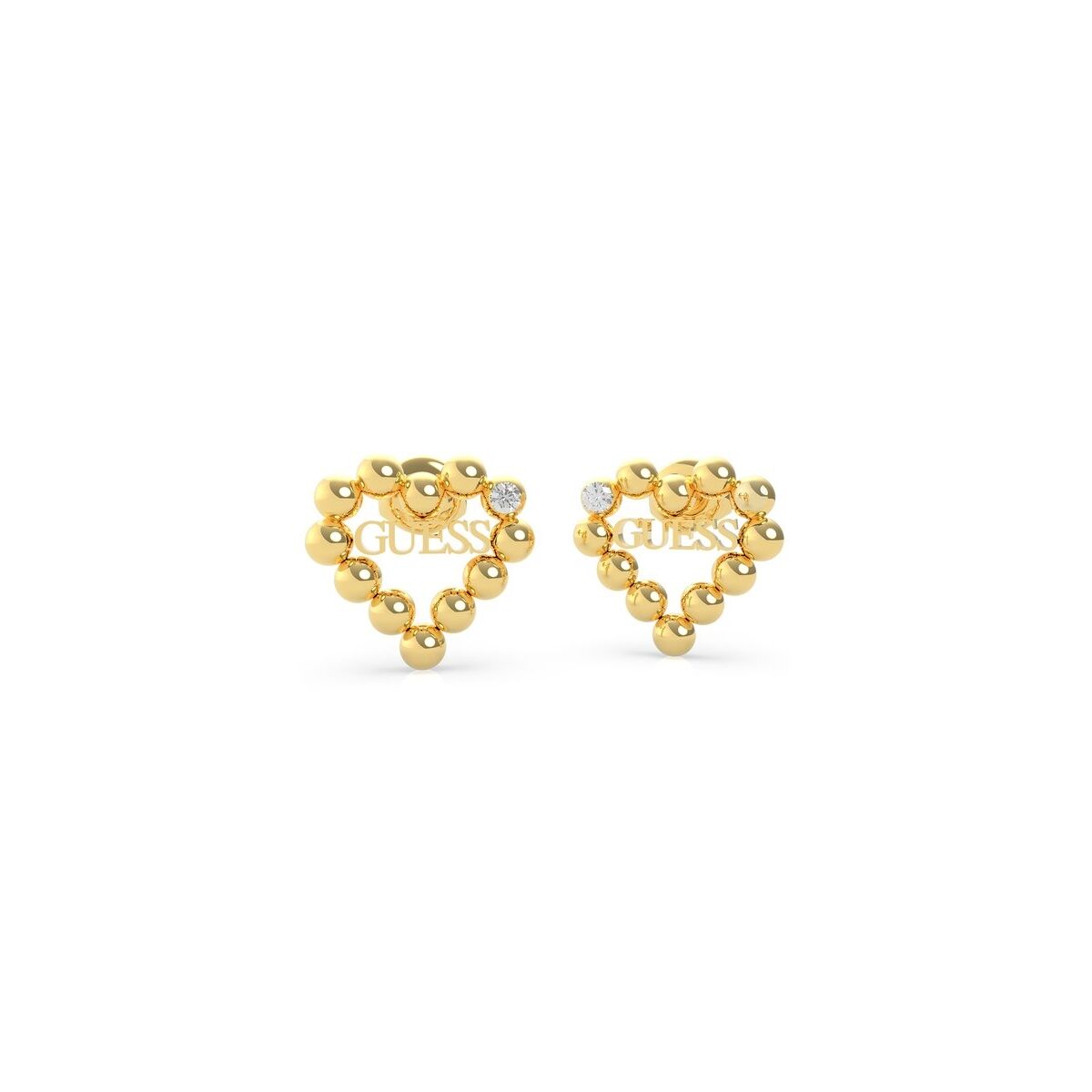 Image de Boucles d´oreilles Femme Guess JUBE02181JWYGT-U, disponible chez Rue des Bijoux, parfaite pour un look élégant et sophistiqué.