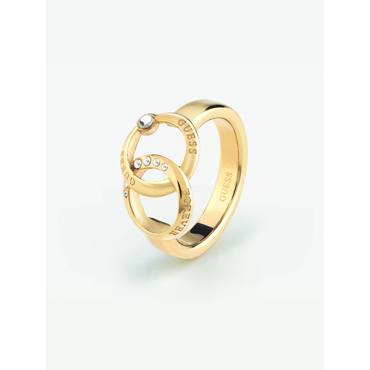 Image de Bague Femme Guess JUBR02192JWYG54, disponible chez Rue des Bijoux, parfaite pour un look élégant et sophistiqué.