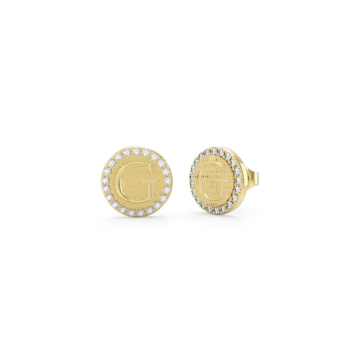 Image de Boucles d´oreilles Femme Guess JUBE02255JWYGT-U, disponible chez Rue des Bijoux, parfaite pour un look élégant et sophistiqué.