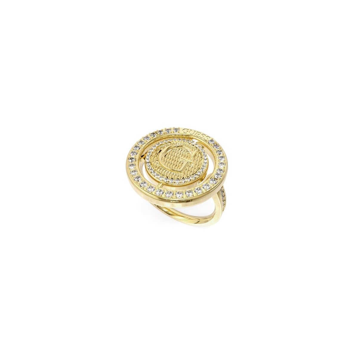 Image de Bague Femme Guess JUBR02256JWYG54 14, disponible chez Rue des Bijoux, parfaite pour un look élégant et sophistiqué.