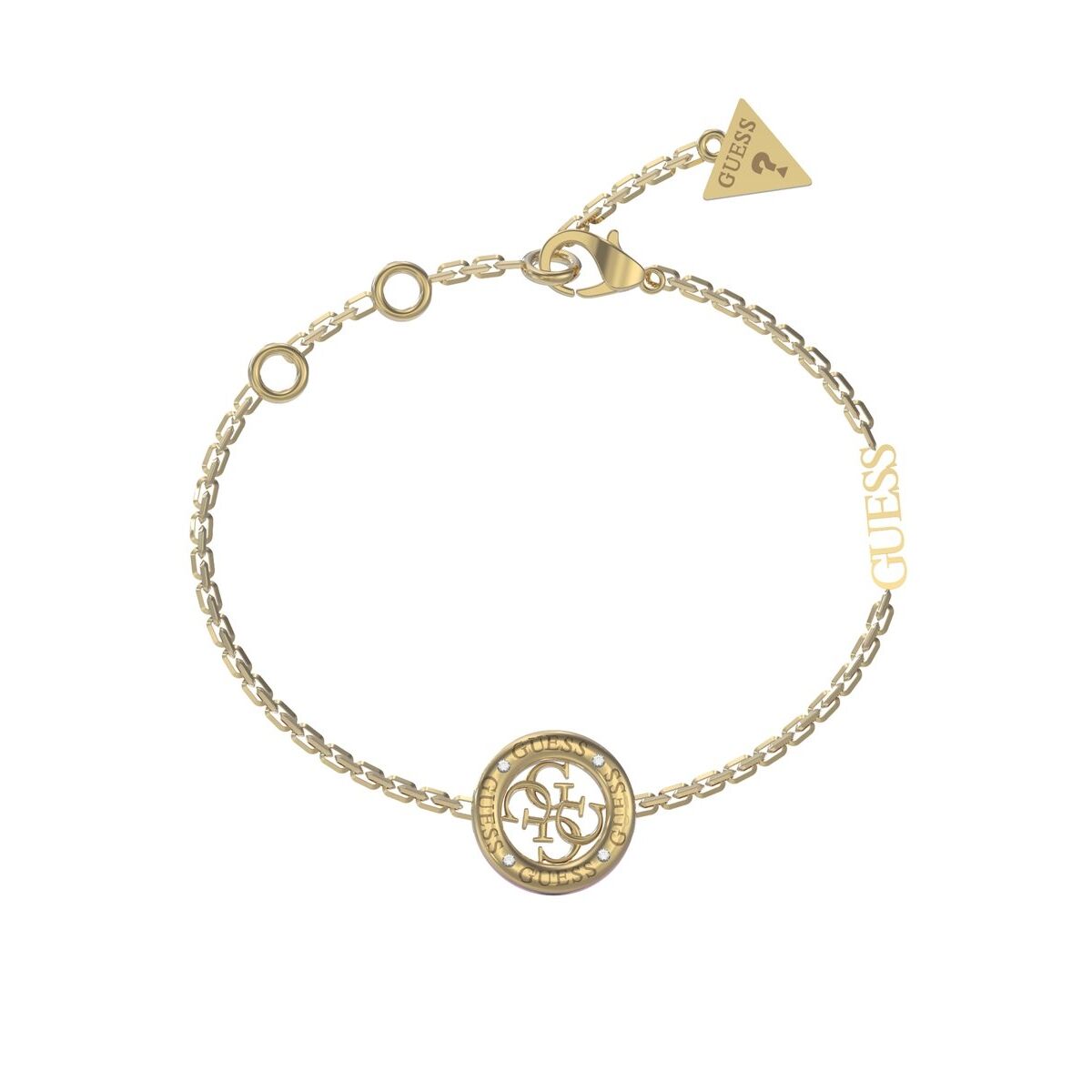 Image de Bracelet Femme Guess JUBB02289JWYGBKS, disponible chez Rue des Bijoux, parfaite pour un look élégant et sophistiqué.