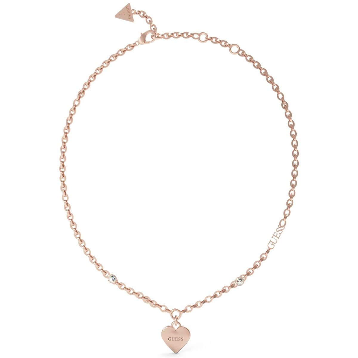 Image de Collier Femme Guess JUBN02230JWRGT-U, disponible chez Rue des Bijoux, parfaite pour un look élégant et sophistiqué.