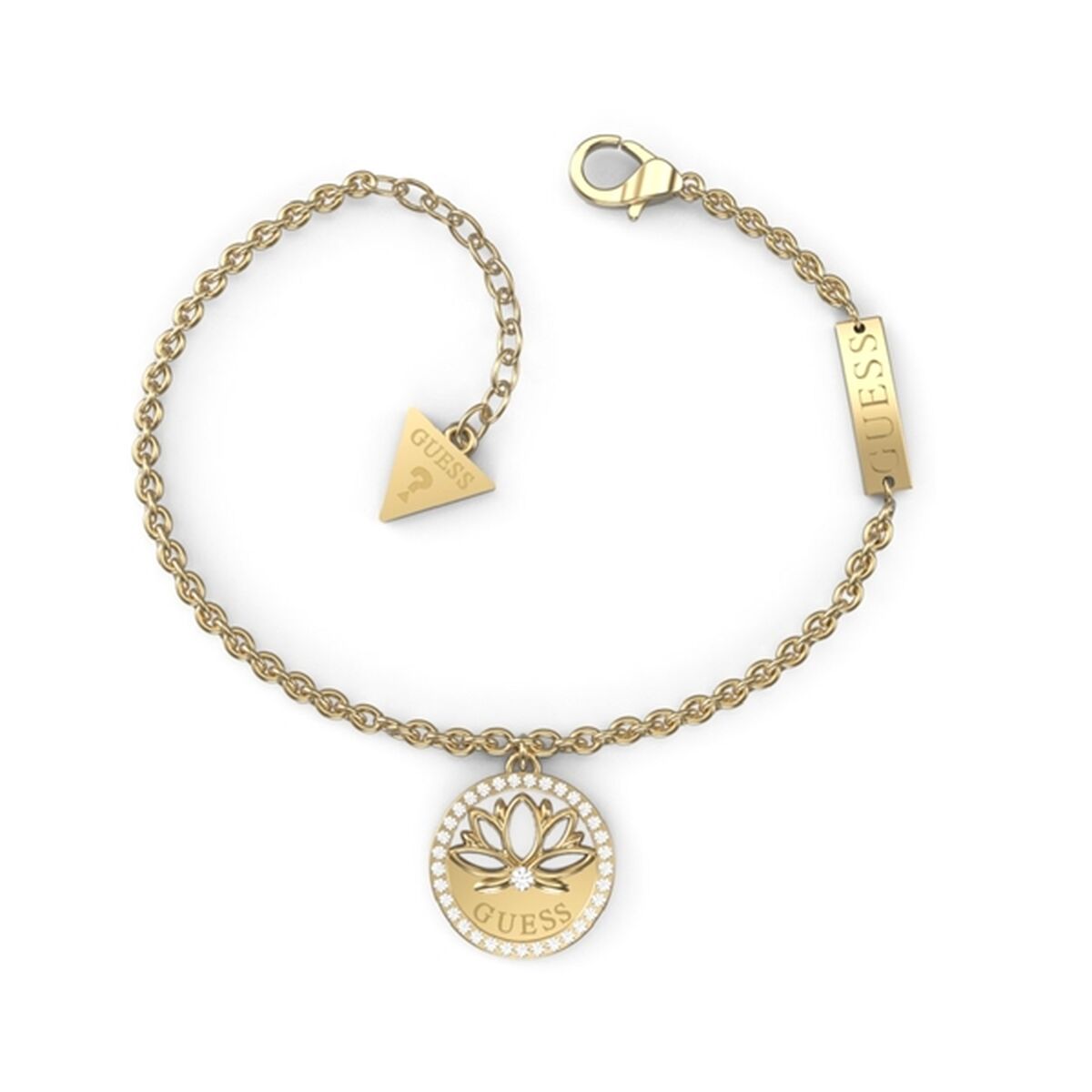 Image de Bracelet Femme Guess JUBB01349JWYGS, disponible chez Rue des Bijoux, parfaite pour un look élégant et sophistiqué.