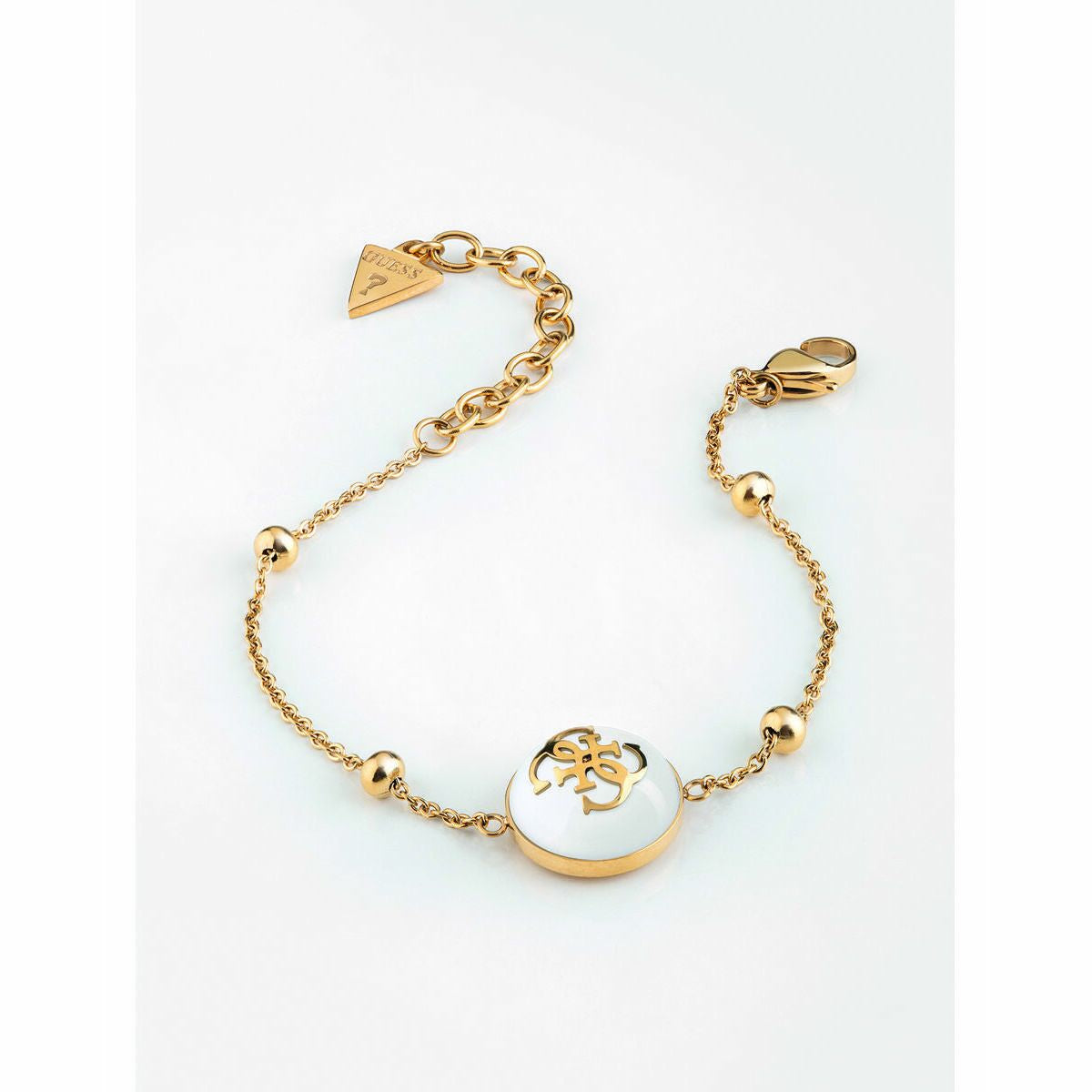 Image de Bracelet Femme Guess JUBB01395JWYGWHS, disponible chez Rue des Bijoux, parfaite pour un look élégant et sophistiqué.