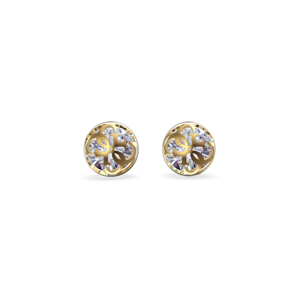 Image de Boucles d´oreilles Femme Guess JUBE01393JWYGT-U, disponible chez Rue des Bijoux, parfaite pour un look élégant et sophistiqué.