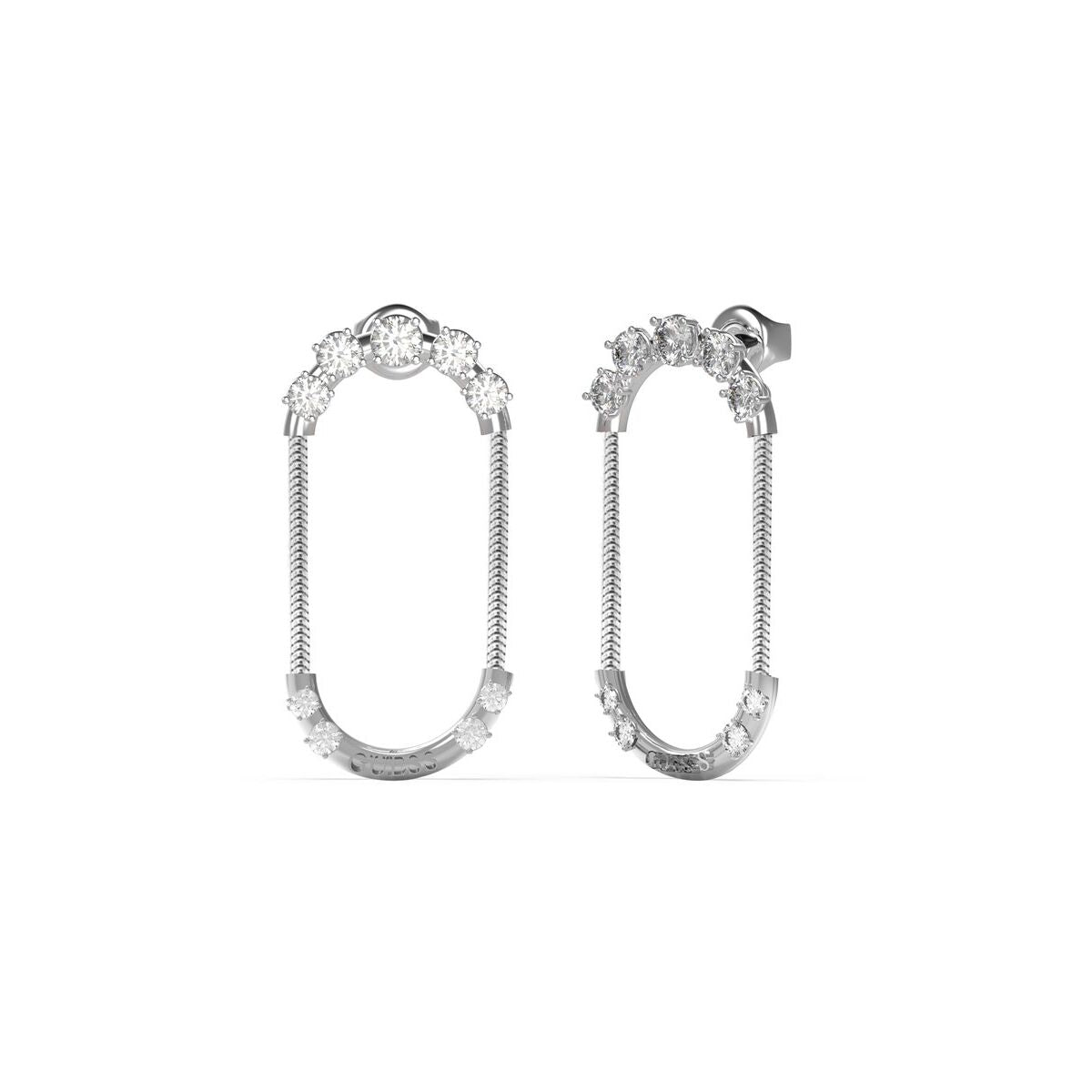 Image de Boucles d´oreilles Femme Guess JUBE01401JWRHT-U, disponible chez Rue des Bijoux, parfaite pour un look élégant et sophistiqué.