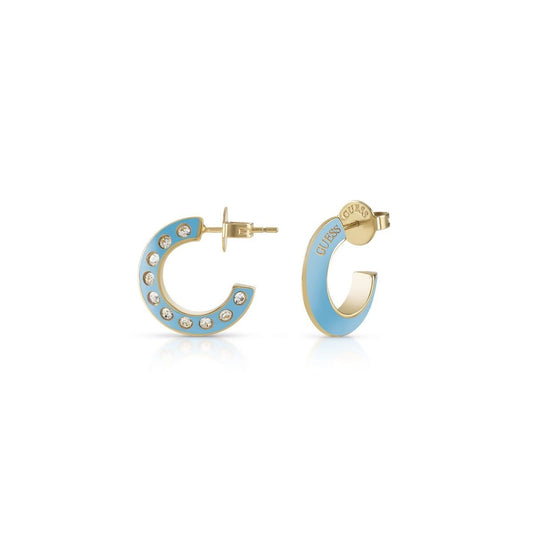 Image de Boucles d´oreilles Femme Guess JUBE01491JWYGTQT-U, disponible chez Rue des Bijoux, parfaite pour un look élégant et sophistiqué.