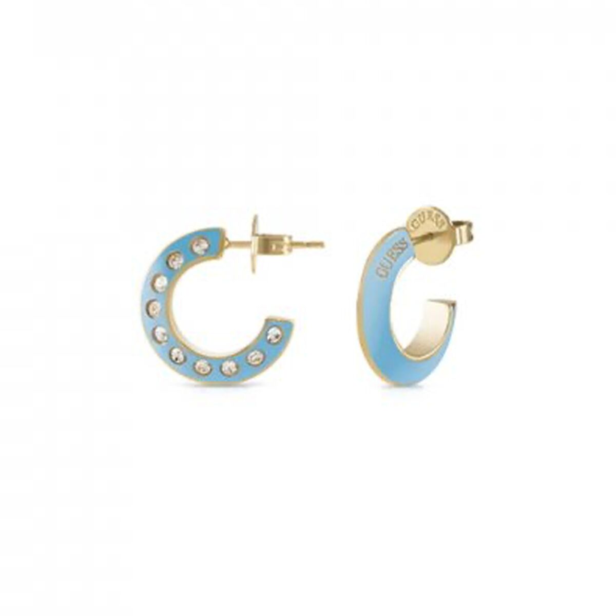 Image de Boucles d´oreilles Femme Guess JUBE01491JWYGTQT-U, disponible chez Rue des Bijoux, parfaite pour un look élégant et sophistiqué.