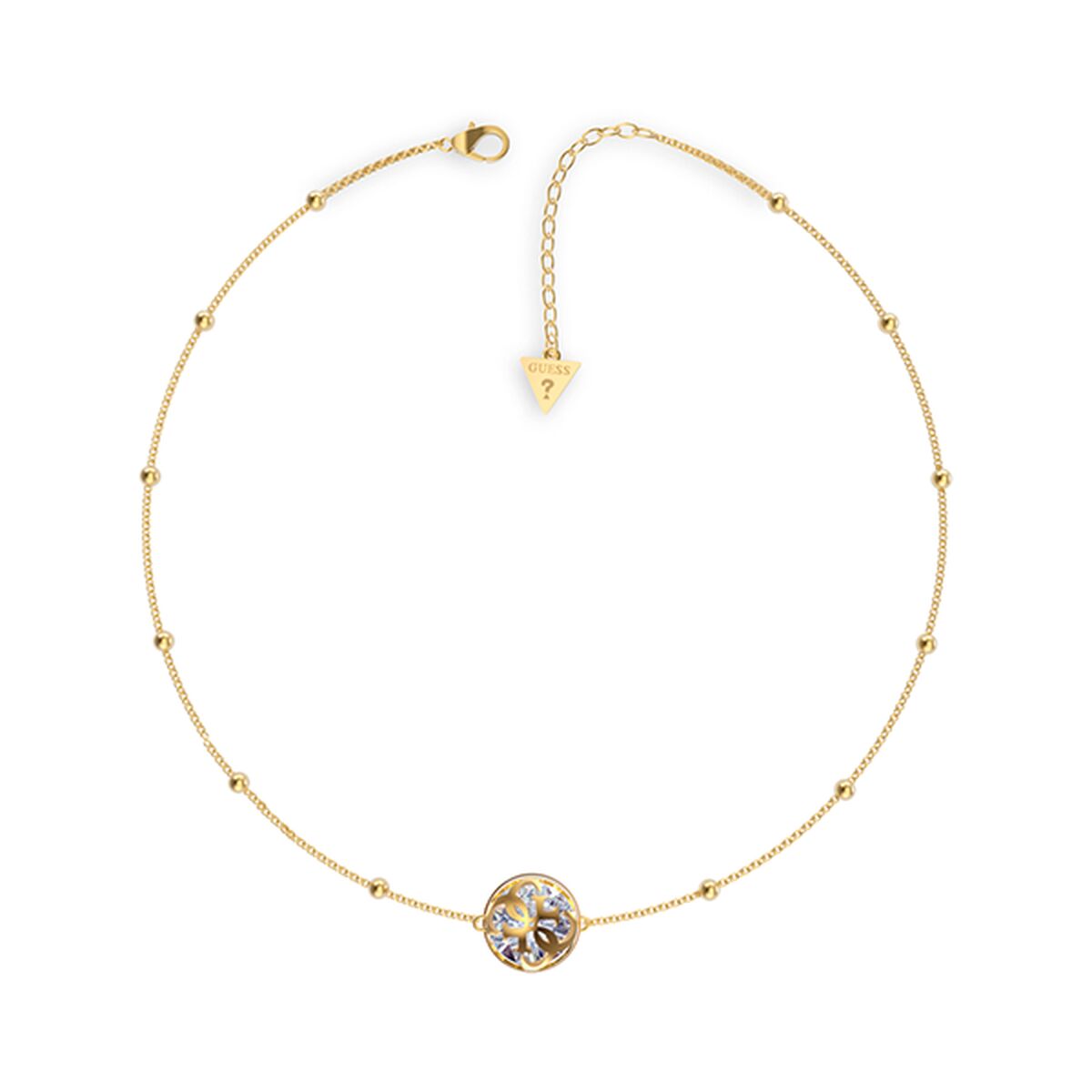 Image de Collier Femme Guess JUBN01388JWYGT-U, disponible chez Rue des Bijoux, parfaite pour un look élégant et sophistiqué.