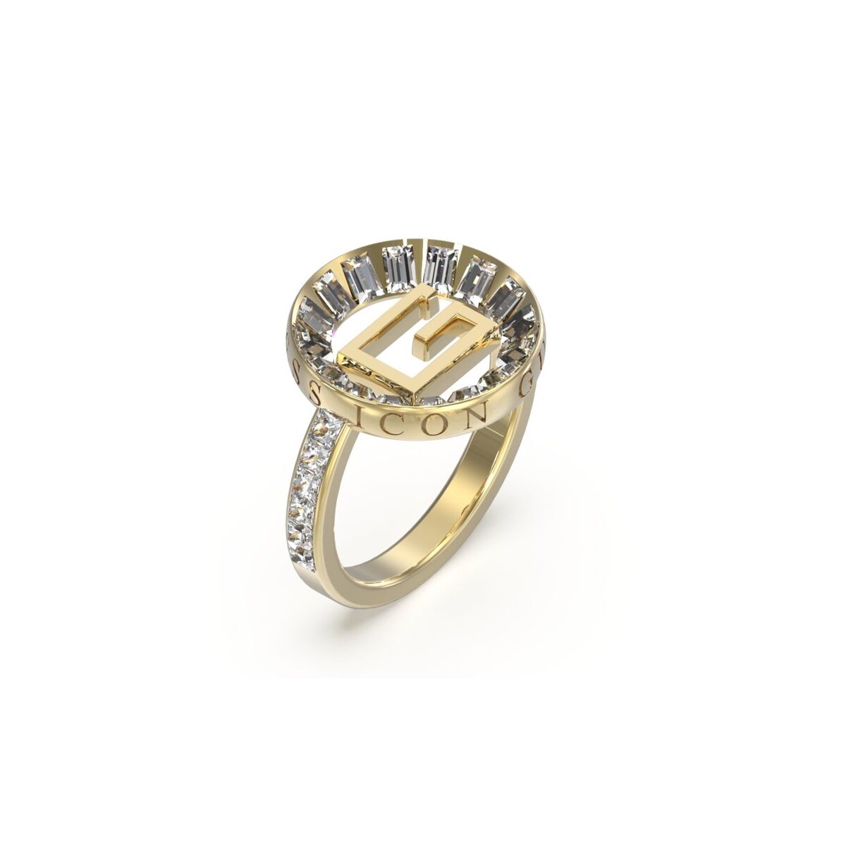 Image de Bague Femme Guess JUBR03013JWYG54 14, disponible chez Rue des Bijoux, parfaite pour un look élégant et sophistiqué.