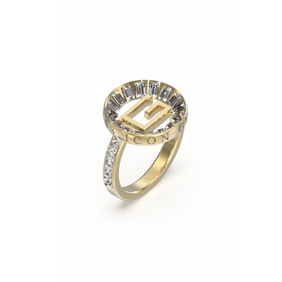 Image de Bague Femme Guess JUBR03013JWYG54 14, disponible chez Rue des Bijoux, parfaite pour un look élégant et sophistiqué.