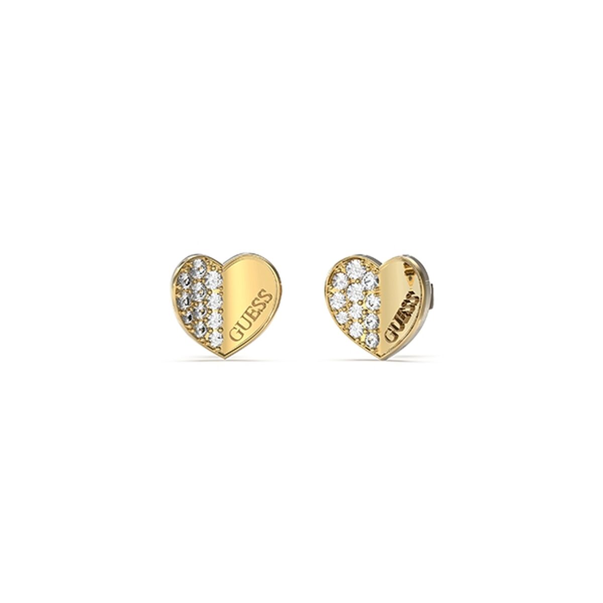 Image de Boucles d´oreilles Femme Guess JUBE03038JWYGT-U, disponible chez Rue des Bijoux, parfaite pour un look élégant et sophistiqué.