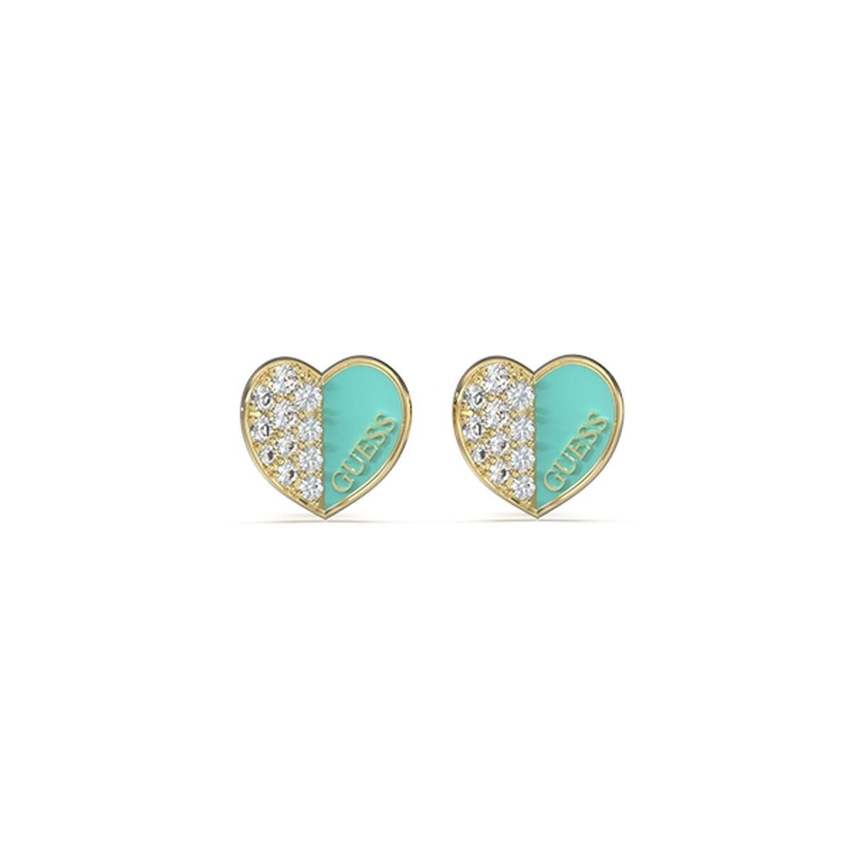 Image de Boucles d´oreilles Femme Guess JUBE03048JWYGTQT-U, disponible chez Rue des Bijoux, parfaite pour un look élégant et sophistiqué.