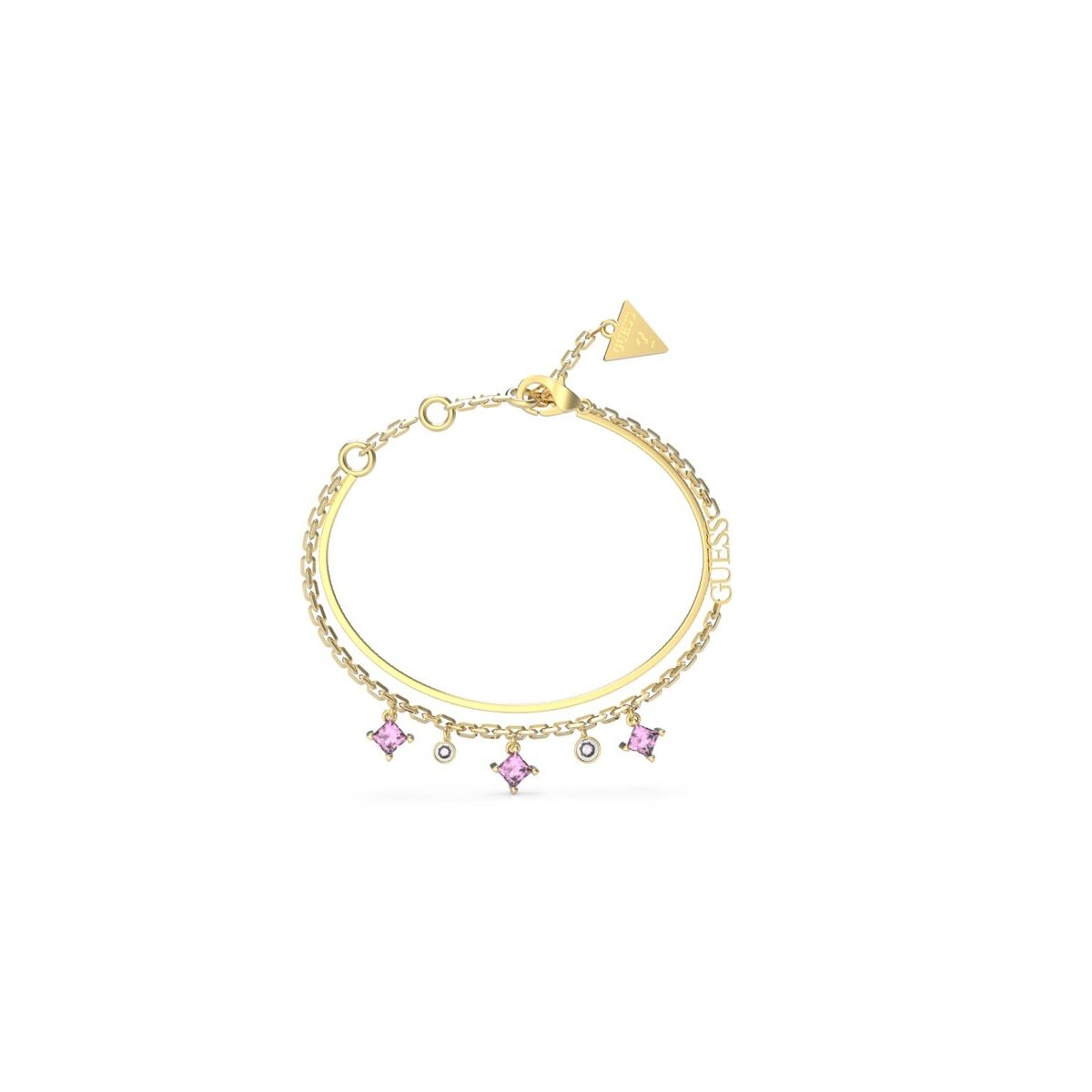 Image de Bracelet Femme Guess JUBB03068JWYGRSS, disponible chez Rue des Bijoux, parfaite pour un look élégant et sophistiqué.