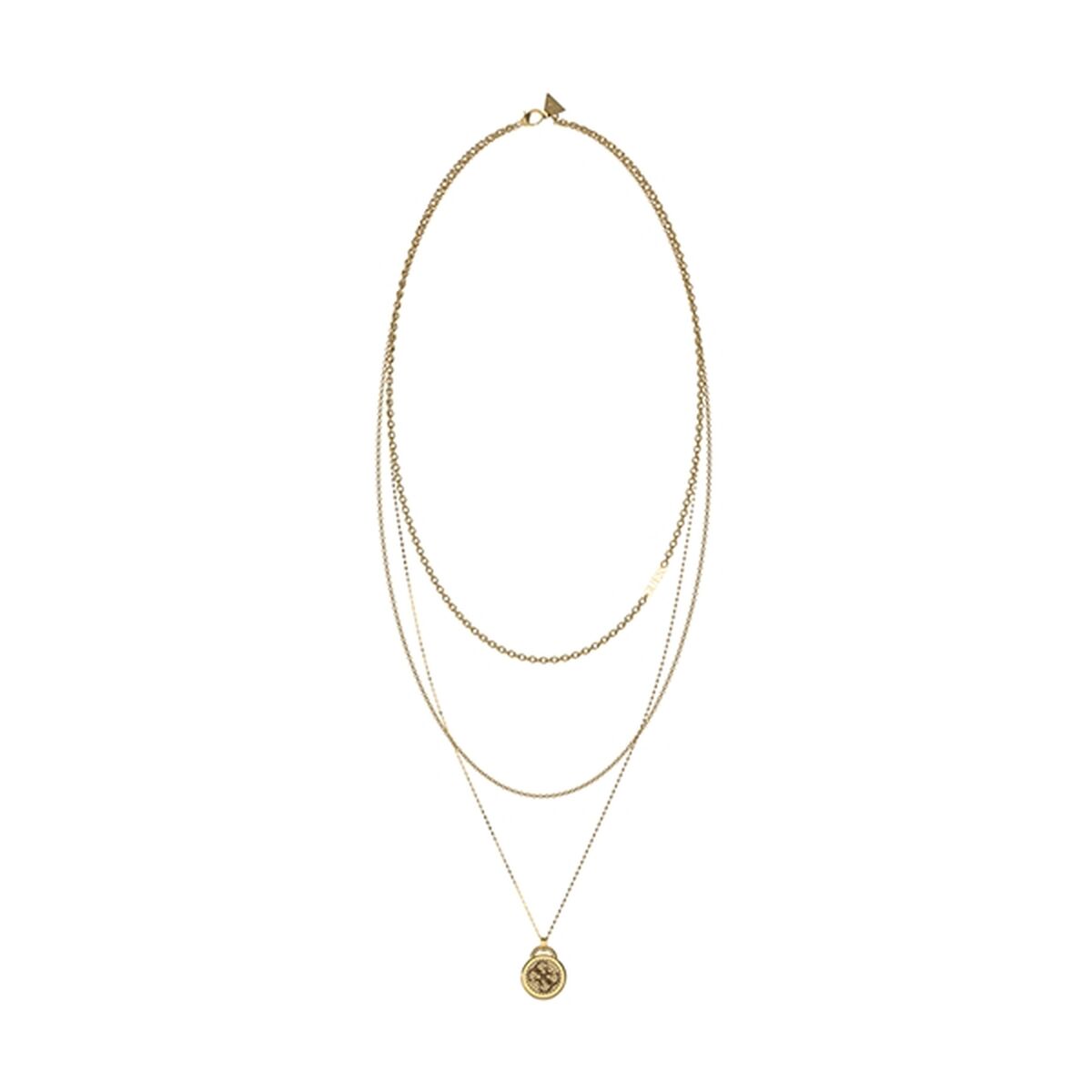 Image de Collier Femme Guess JUBN03127JWYGT-U, disponible chez Rue des Bijoux, parfaite pour un look élégant et sophistiqué.