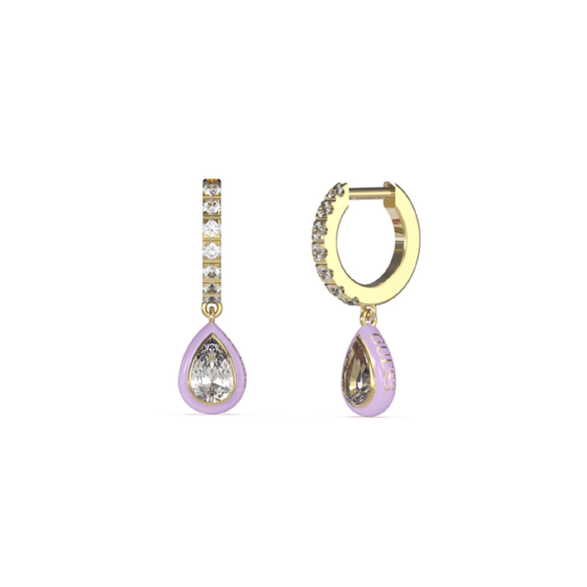 Image de Boucles d´oreilles Femme Guess JUBE03143JWYGLPT-U, disponible chez Rue des Bijoux, parfaite pour un look élégant et sophistiqué.