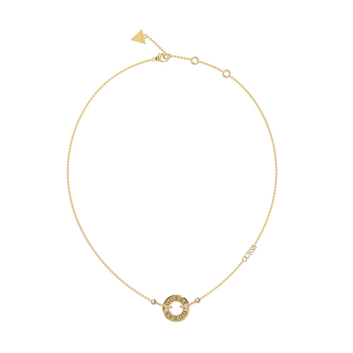 Image de Collier Guess JUBN03110JWYGT-U, disponible chez Rue des Bijoux, parfaite pour un look élégant et sophistiqué.