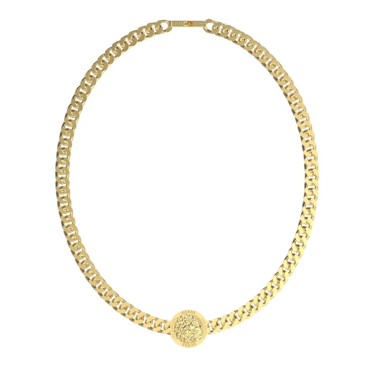 Image de Collier Guess JUMN03007JWYGT-U, disponible chez Rue des Bijoux, parfaite pour un look élégant et sophistiqué.