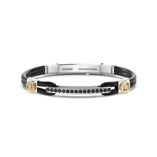 Image de Bracelet Homme Guess JUMB03034JWSTYBT-U, disponible chez Rue des Bijoux, parfaite pour un look élégant et sophistiqué.