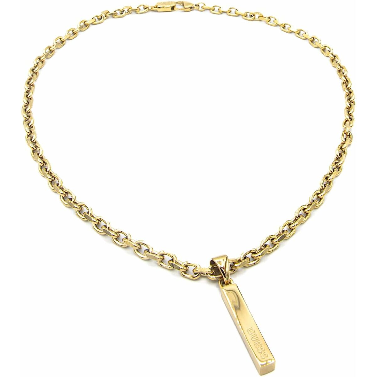 Image de Collier Femme Guess JUXN03001JWYGT-U, disponible chez Rue des Bijoux, parfaite pour un look élégant et sophistiqué.