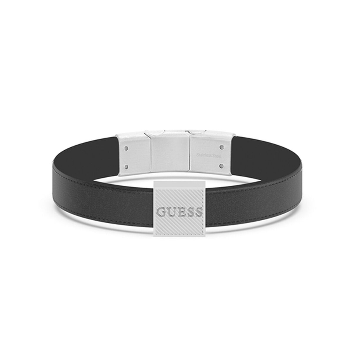 Image de Bracelet Homme Guess JUMB03031JWSTBKT-U, disponible chez Rue des Bijoux, parfaite pour un look élégant et sophistiqué.