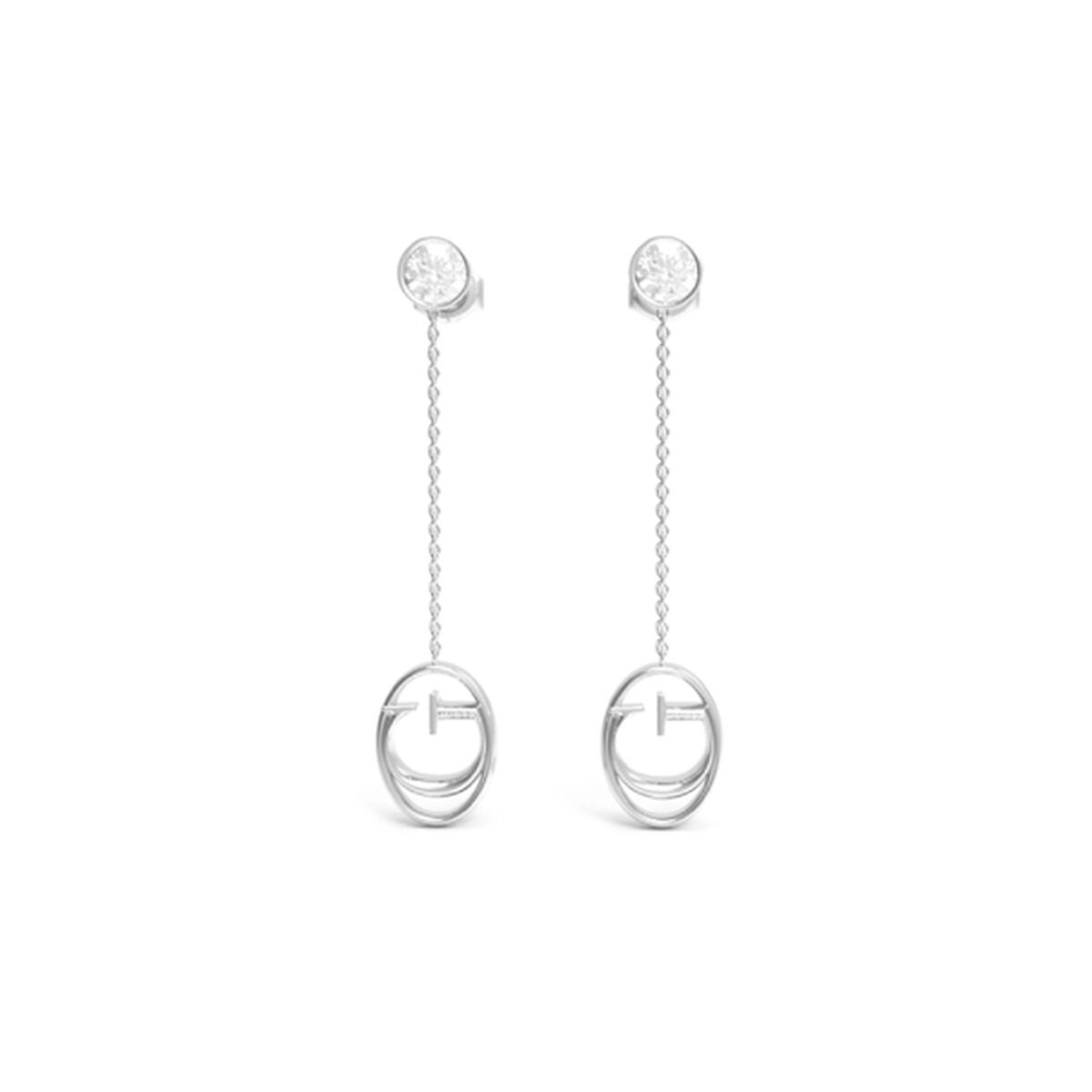 Image de Boucles d´oreilles Femme Guess JUBE01040JWRHT-U, disponible chez Rue des Bijoux, parfaite pour un look élégant et sophistiqué.