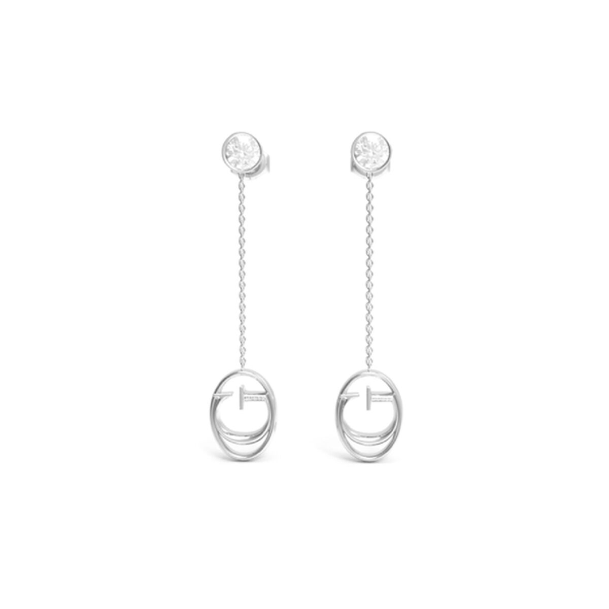 Image de Boucles d´oreilles Femme Guess JUBE01040JWRHT-U, disponible chez Rue des Bijoux, parfaite pour un look élégant et sophistiqué.