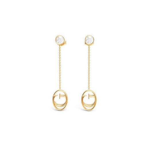 Image de Boucles d´oreilles Femme Guess JUBE01040JWYGT-U, disponible chez Rue des Bijoux, parfaite pour un look élégant et sophistiqué.